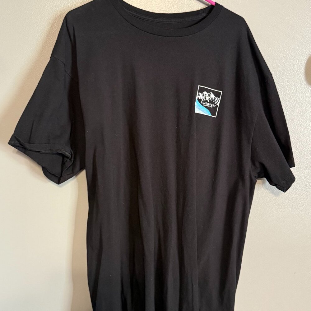 Men's Black size XXL Blue Timber brand Glacier Bay National Park T-shirt